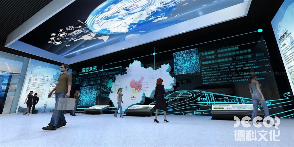 在廣州展廳設計中，如何利用展示品的動態(tài)效果和運動感？